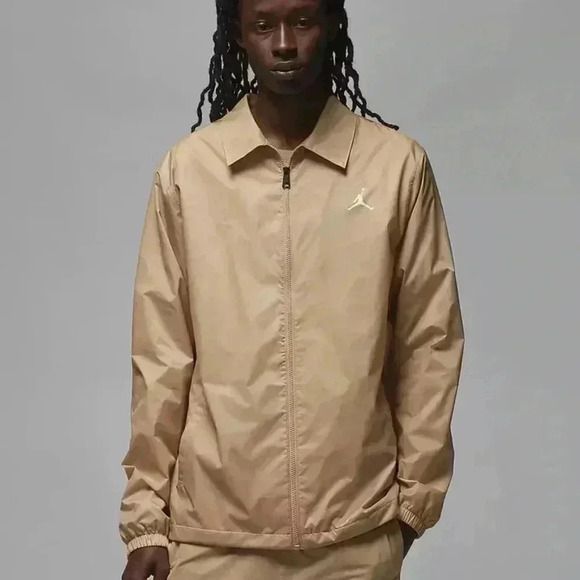 🔥NWT🔥Nike Jordan Flight MVP
Men's Jacket~Hemp/Sail Size Medium Repel Windbreaker - Picture 5 of 12